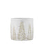 Bodhi Accessories Forest Planter White and Gold Medium House of Isabella UK