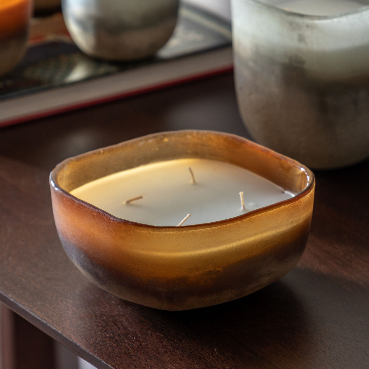 Bodhi Accessories Freddy Candle Medium Jasmin and Vetiver House of Isabella UK