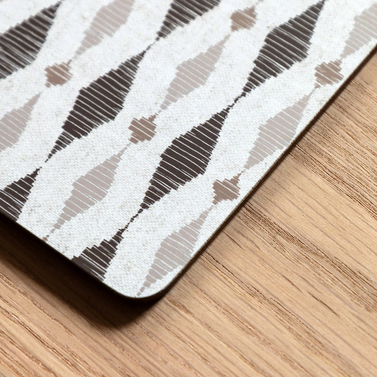 Bodhi Accessories Geo Monochrome Placemat and Coaster Set House of Isabella UK