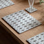 Bodhi Accessories Geo Monochrome Placemat and Coaster Set House of Isabella UK