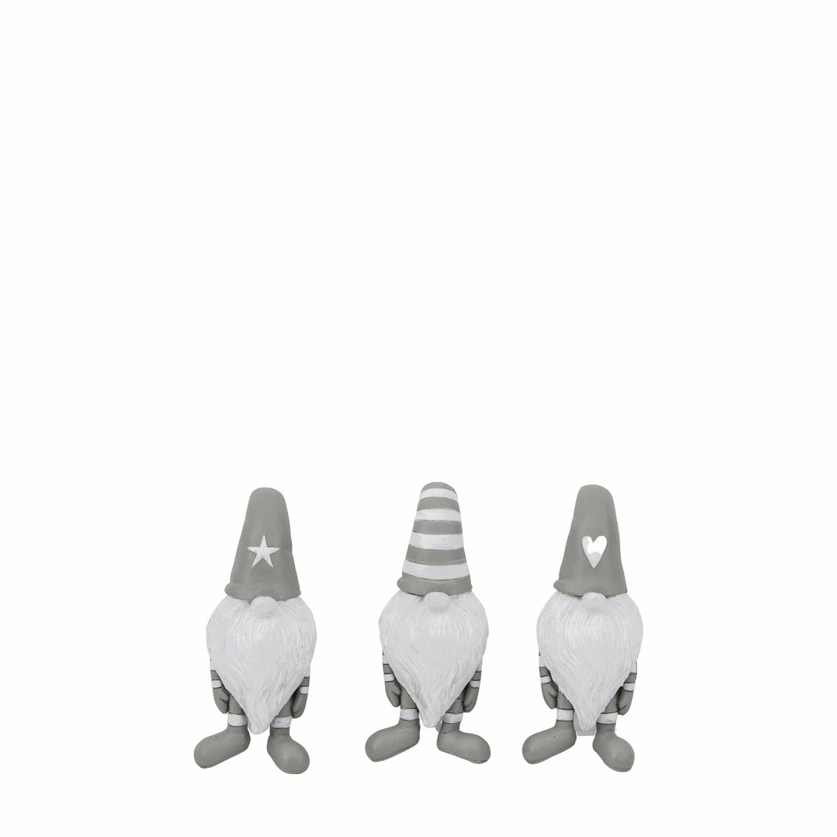 Bodhi Accessories Gerald Gonk Pothanger Grey Set of 3 House of Isabella UK