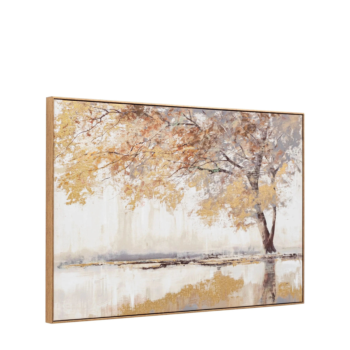 Bodhi Accessories Gilded Oak Framed Canvas House of Isabella UK
