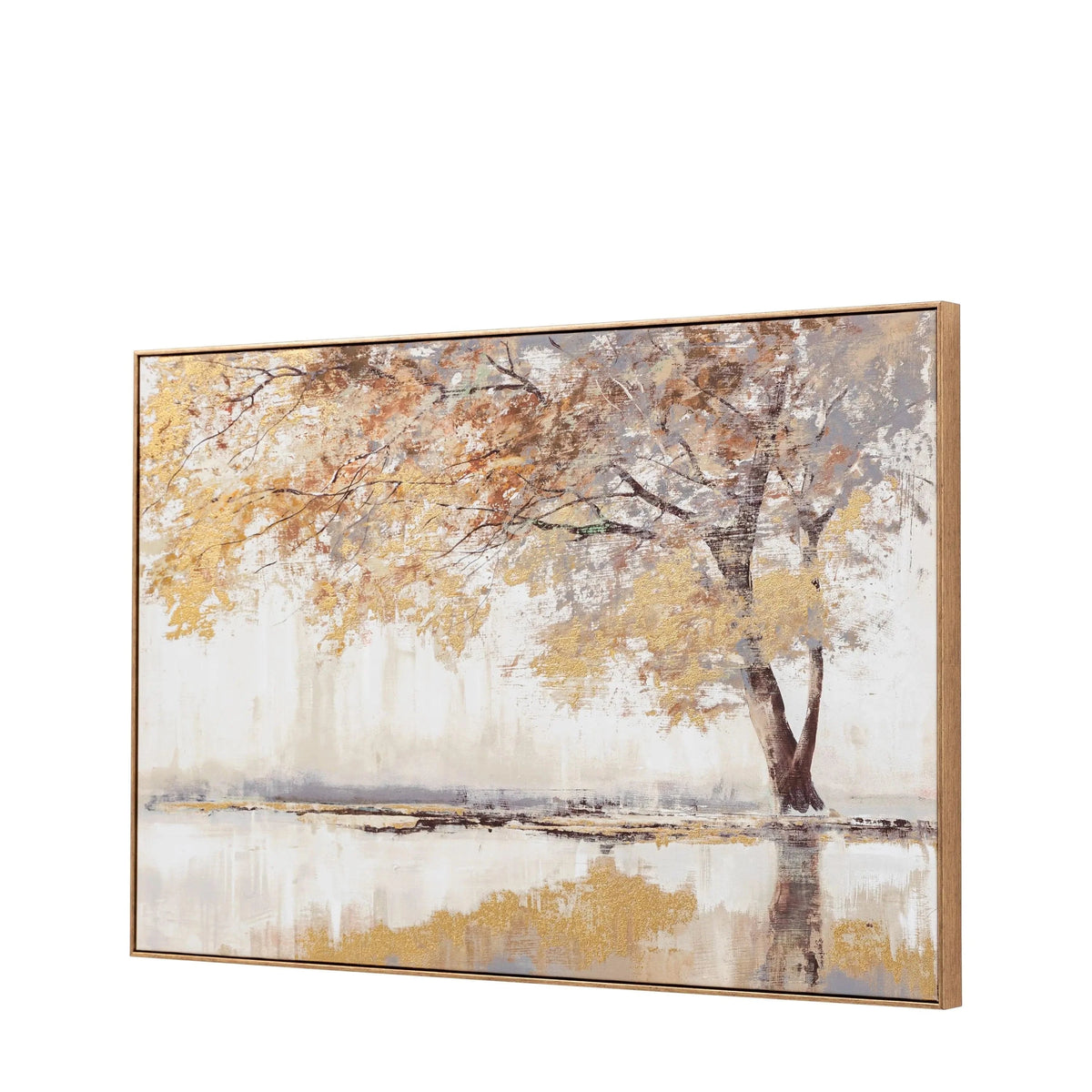 Bodhi Accessories Gilded Oak Framed Canvas House of Isabella UK