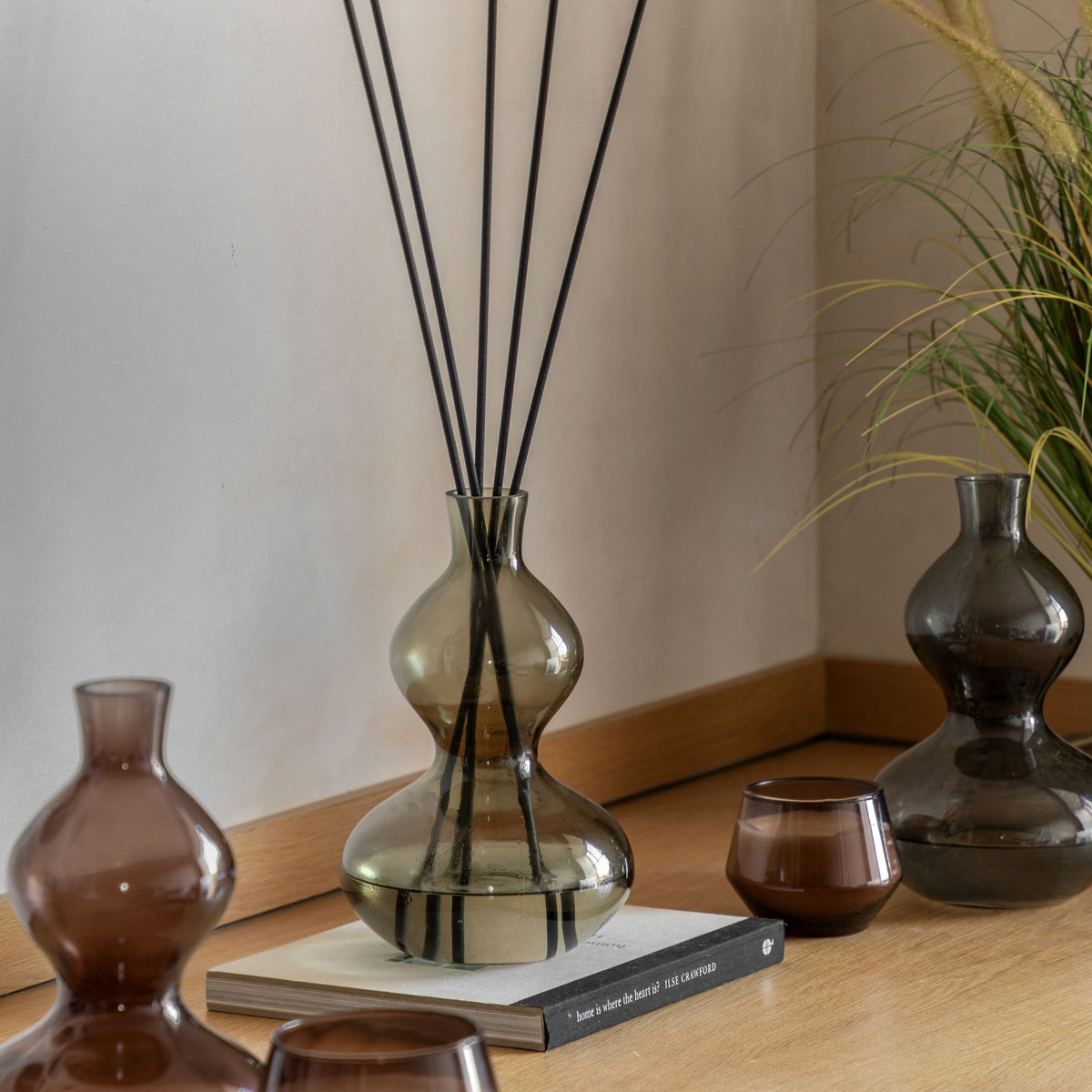 Bodhi Accessories Glass Diffuser Green Lime Basil & Mandarin House of Isabella UK