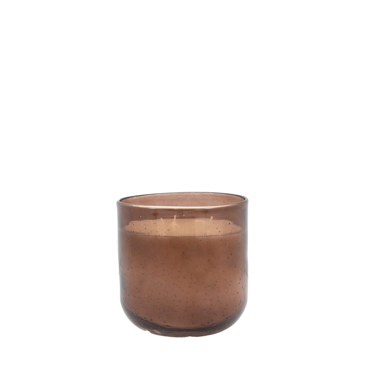Bodhi Accessories Glass Filled Candle Small Brown Pomegranate House of Isabella UK