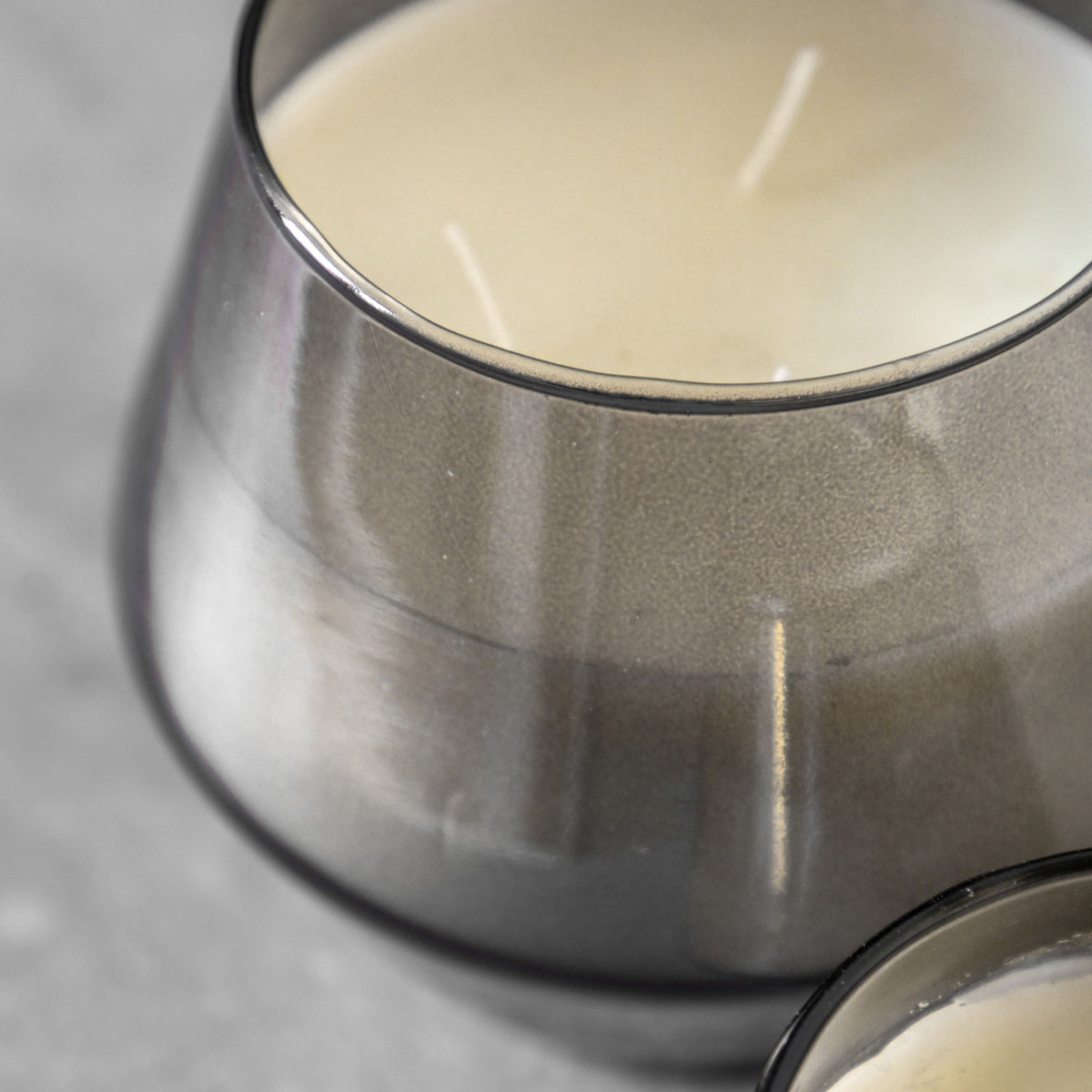 Bodhi Accessories Glass Filled Candle Smoke Black Tea & Bergamot 2pk House of Isabella UK