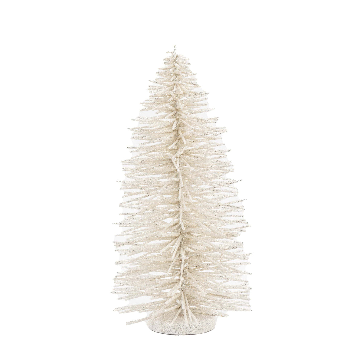 Bodhi Accessories Glittered Brush Tree Small White House of Isabella UK