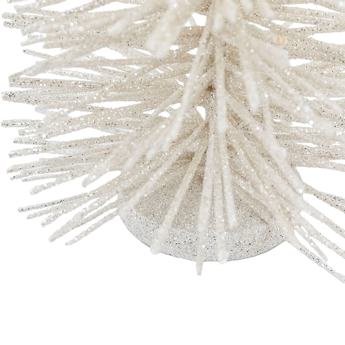 Bodhi Accessories Glittered Brush Tree Small White House of Isabella UK