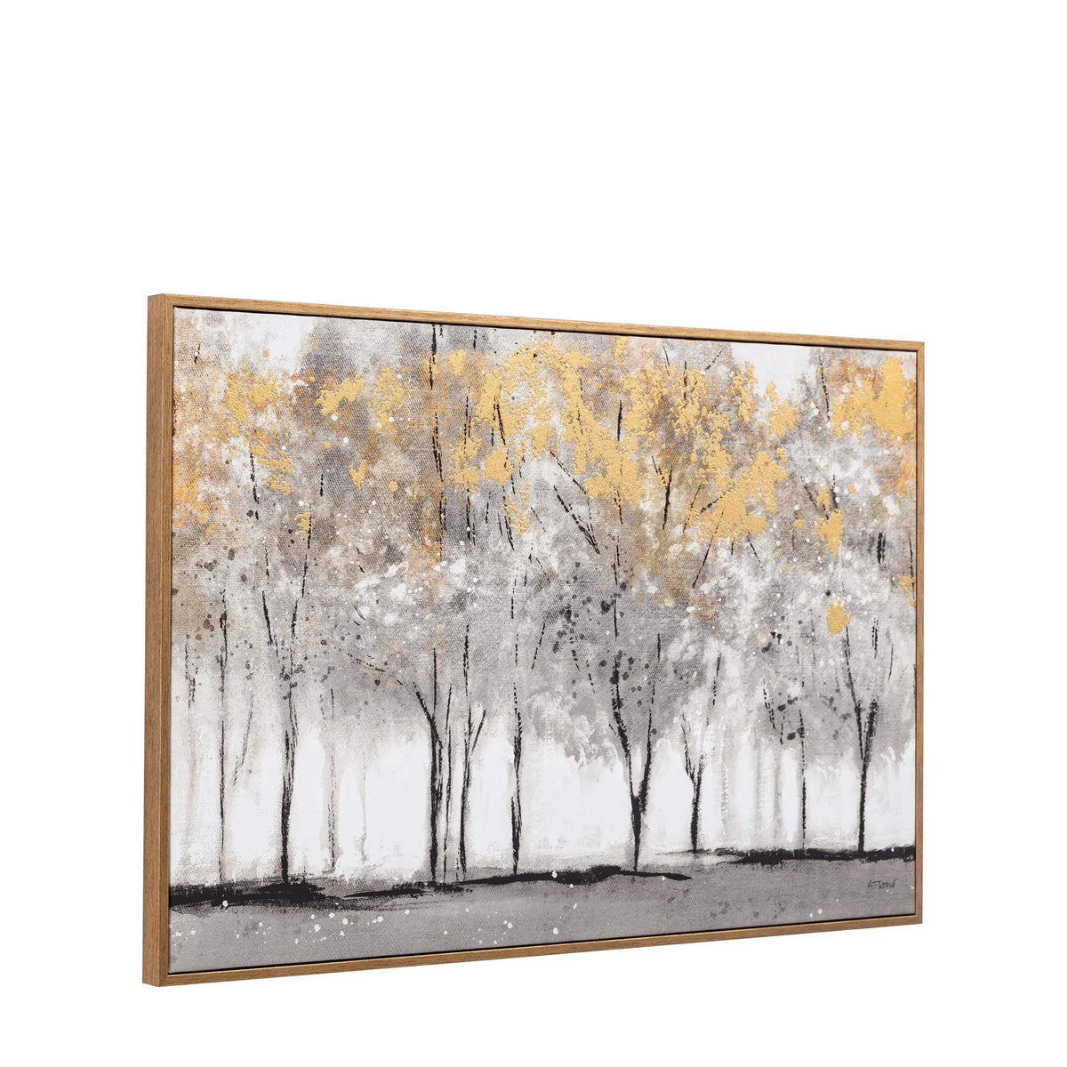 Bodhi Accessories Golden Reverie Framed Canvas House of Isabella UK