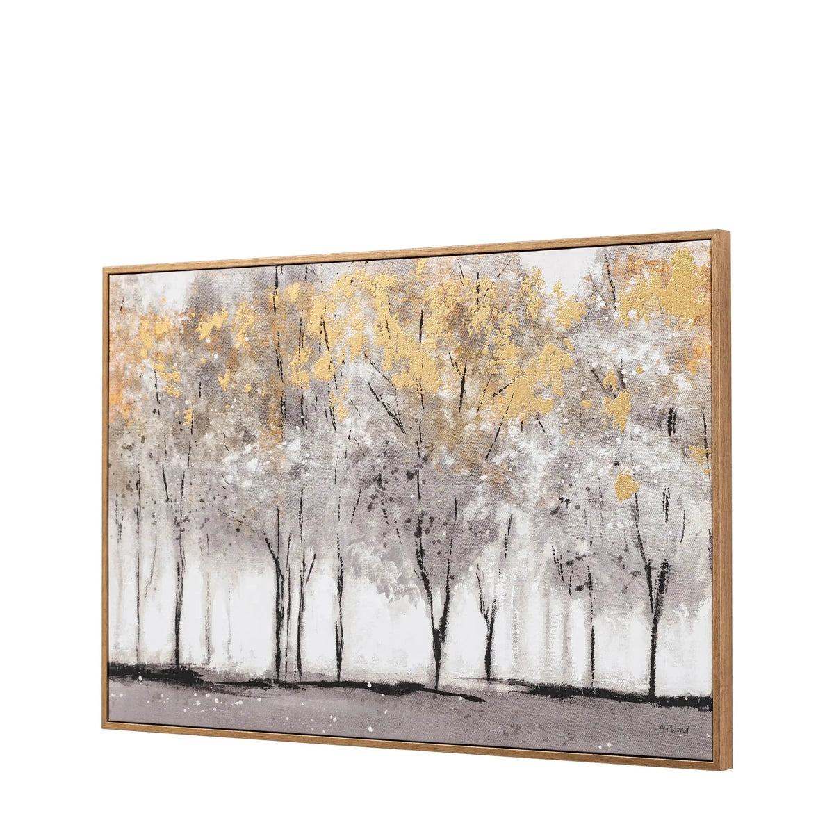 Bodhi Accessories Golden Reverie Framed Canvas House of Isabella UK