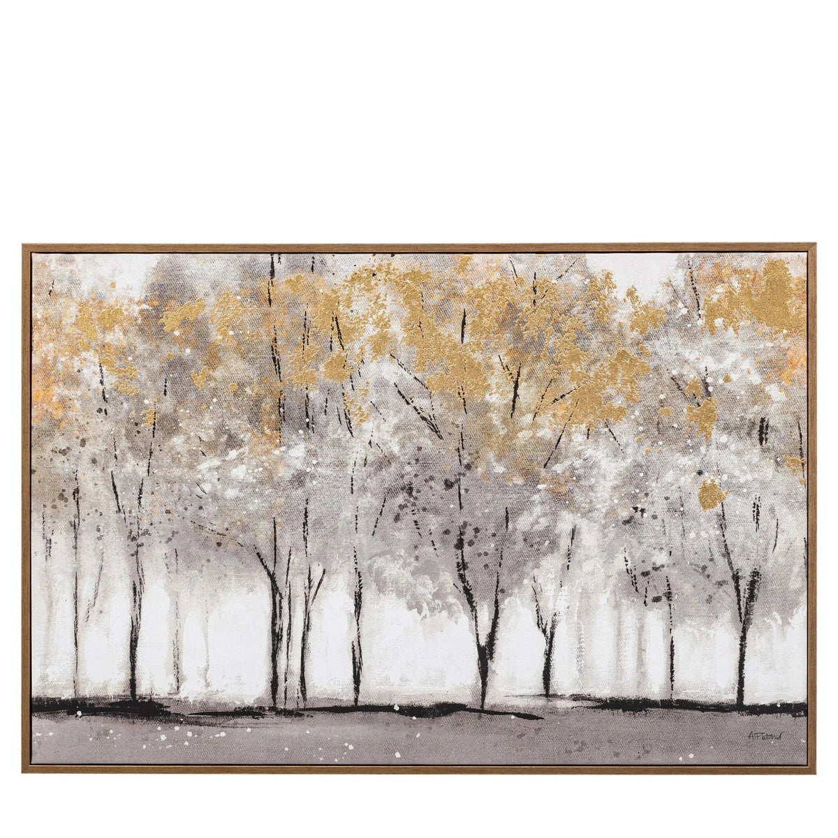 Bodhi Accessories Golden Reverie Framed Canvas House of Isabella UK