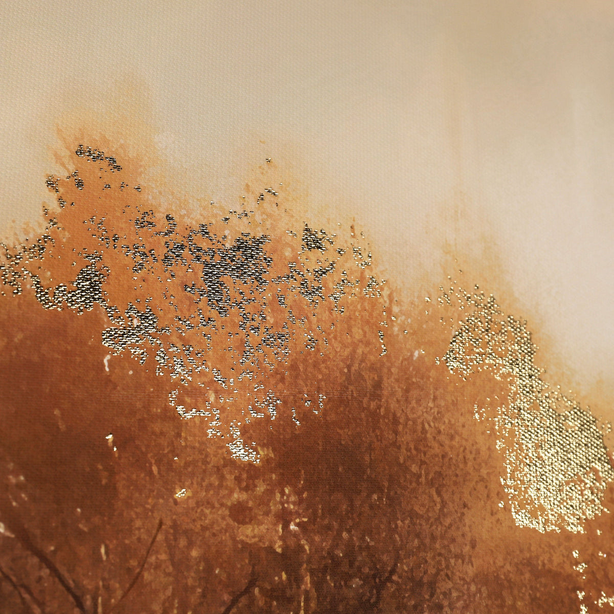 Bodhi Accessories Golden Treeline Framed Canvas House of Isabella UK