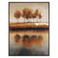 Bodhi Accessories Golden Treeline Framed Canvas House of Isabella UK