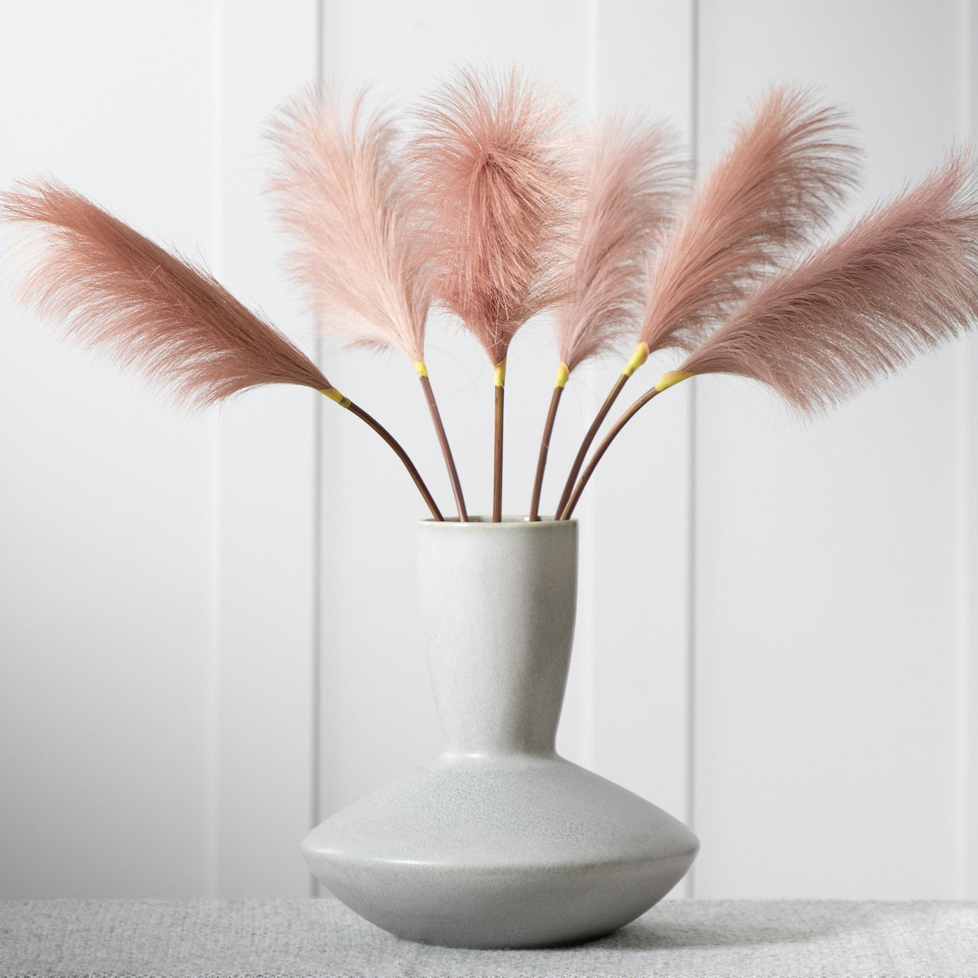 Bodhi Accessories Goma Soft Feather Stem Dark Blush (5pk) House of Isabella UK