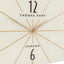 Bodhi Accessories Greenwich Ellipse Wall Clock Snow White House of Isabella UK