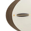 Bodhi Accessories Greenwich Ellipse Wall Clock Snow White House of Isabella UK