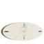 Bodhi Accessories Greenwich Ellipse Wall Clock Snow White House of Isabella UK