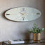 Bodhi Accessories Greenwich Ellipse Wall Clock Snow White House of Isabella UK