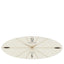 Bodhi Accessories Greenwich Ellipse Wall Clock Snow White House of Isabella UK