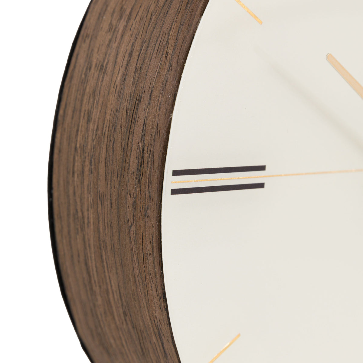 Bodhi Accessories Greenwich Mantel Clock Dark Walnut 8 inches House of Isabella UK