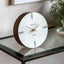 Bodhi Accessories Greenwich Mantel Clock Dark Walnut 8 inches House of Isabella UK