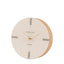 Bodhi Accessories Greenwich Mantel Clock Oak Stripe 8 inches House of Isabella UK