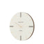 Bodhi Accessories Greenwich Wall Clock Snow White 32 inches House of Isabella UK