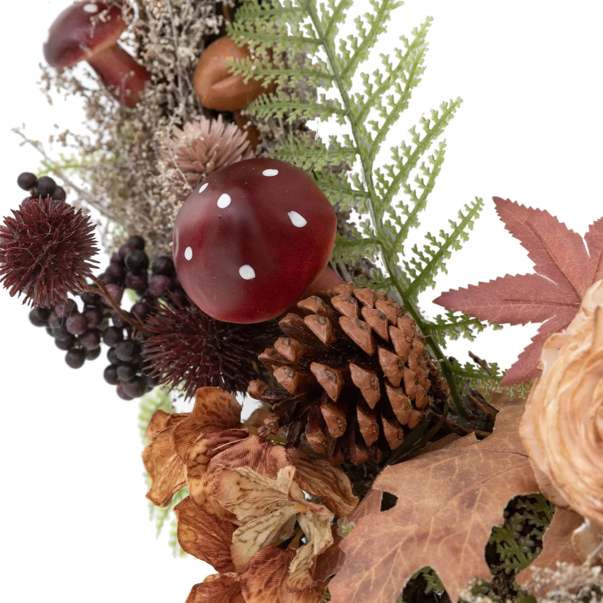 Hallef Flow Wreath Rust.