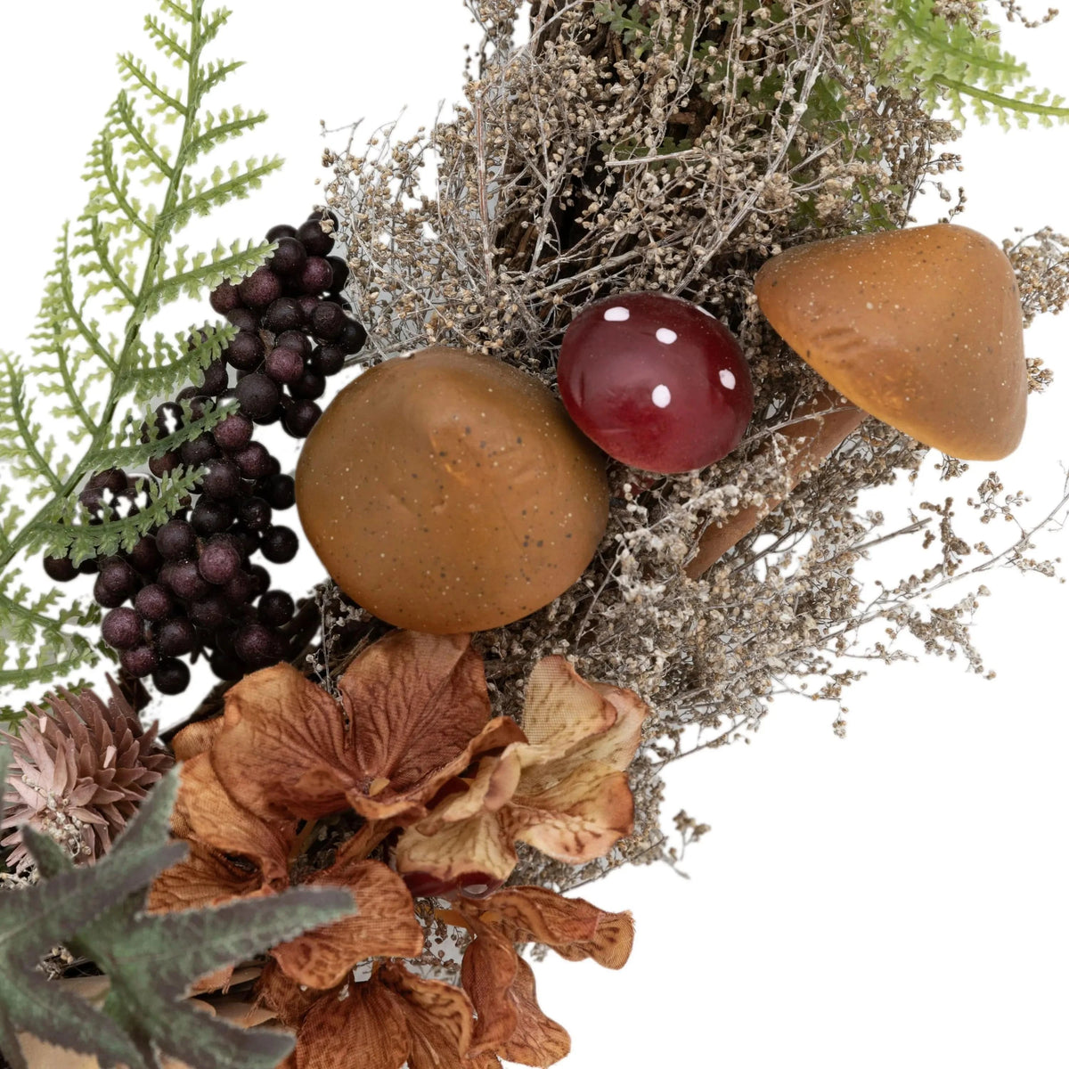 Hallef Flow Wreath Rust.