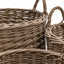 Bodhi Accessories Hand Woven Willow Basket Nest Set of 3 Large House of Isabella UK