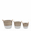 Bodhi Accessories Hand Woven Willow Basket Nest Set of 3 Small House of Isabella UK