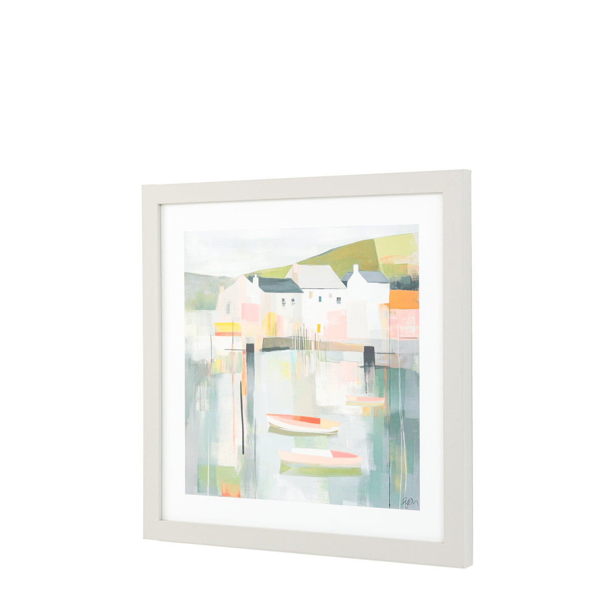 Bodhi Accessories Harbour Tranquility Framed Art House of Isabella UK