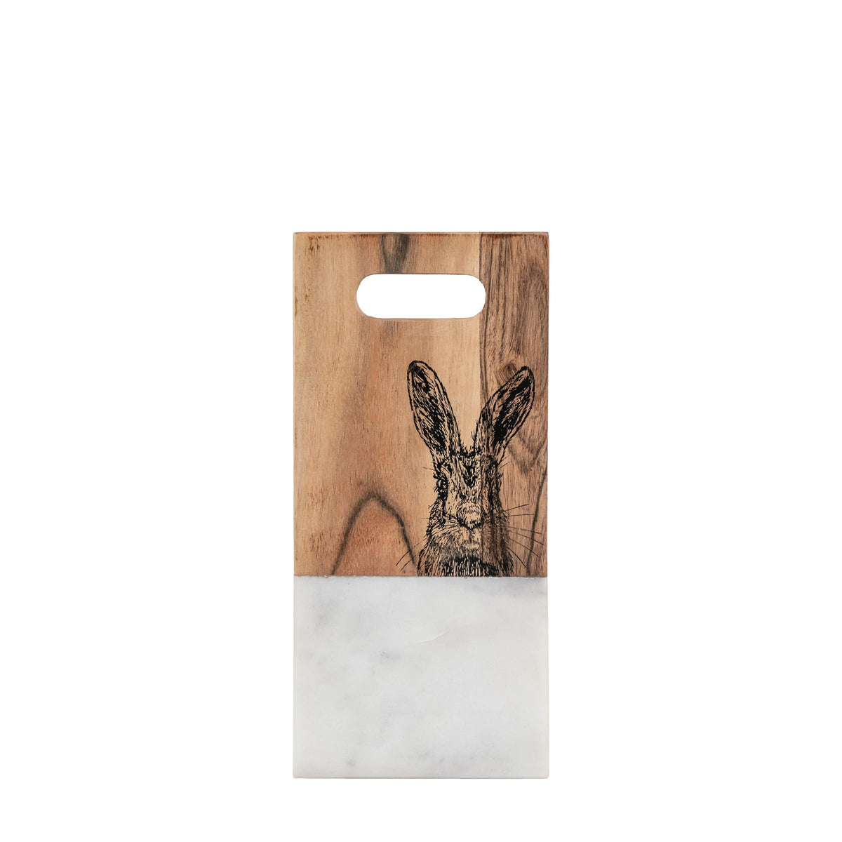Bodhi Accessories Hare Board Small White Marble House of Isabella UK