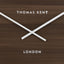 Bodhi Accessories Harley Wall Clock Dark Cedar House of Isabella UK