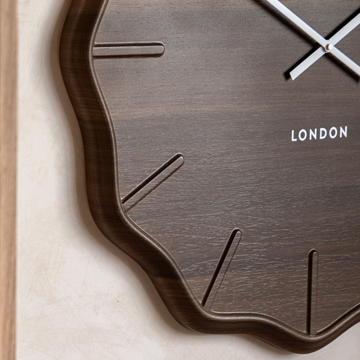 Bodhi Accessories Harley Wall Clock Dark Cedar House of Isabella UK