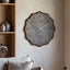 Bodhi Accessories Harley Wall Clock Dark Cedar House of Isabella UK