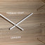 Bodhi Accessories Harley Wall Clock Light Cedar House of Isabella UK