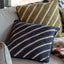 Hemsby Stripe Woven Cushion Ink.
