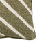 Hemsby Stripe Woven Cushion Olive.