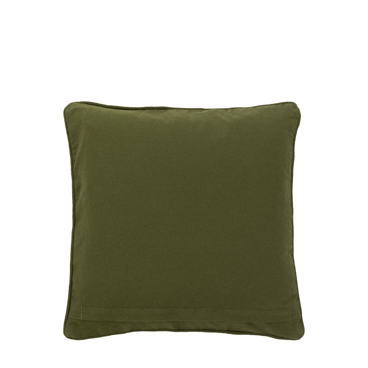 Hemsby Stripe Woven Cushion Olive.