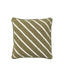 Hemsby Stripe Woven Cushion Olive.