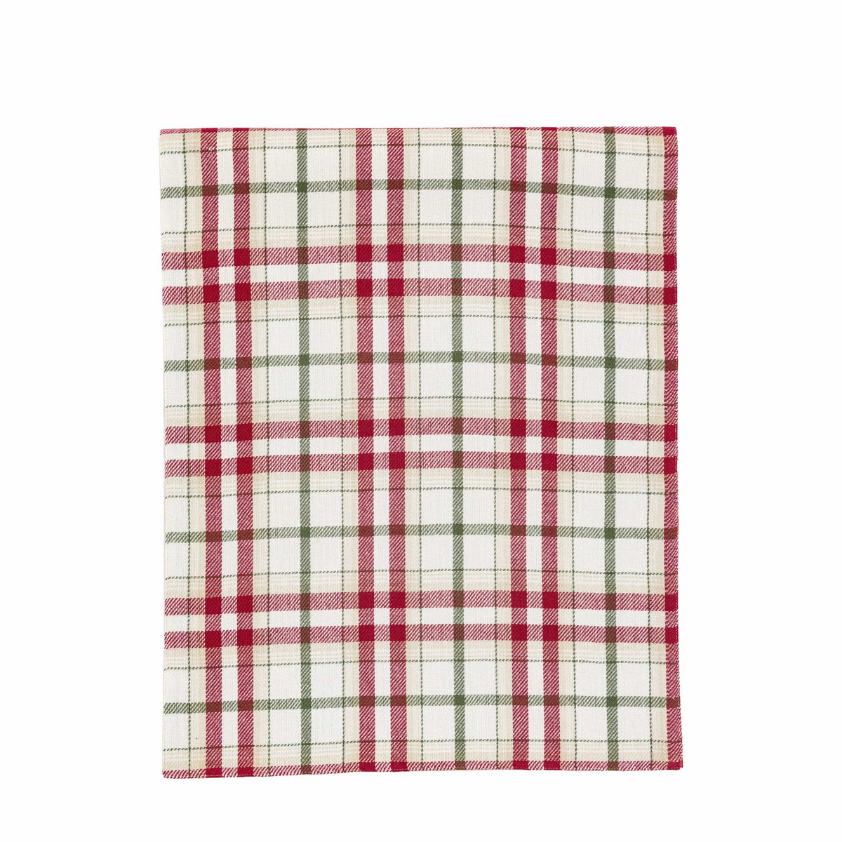 Bodhi Accessories Heritage Christmas Check Table Runner Small House of Isabella UK