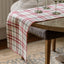 Bodhi Accessories Heritage Christmas Check Table Runner Small House of Isabella UK