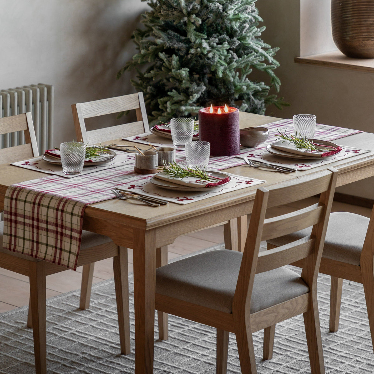 Bodhi Accessories Heritage Christmas Placemat 4pk House of Isabella UK