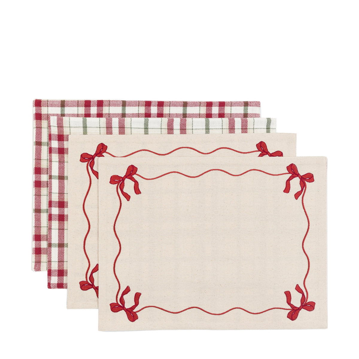 Bodhi Accessories Heritage Christmas Placemat 4pk House of Isabella UK