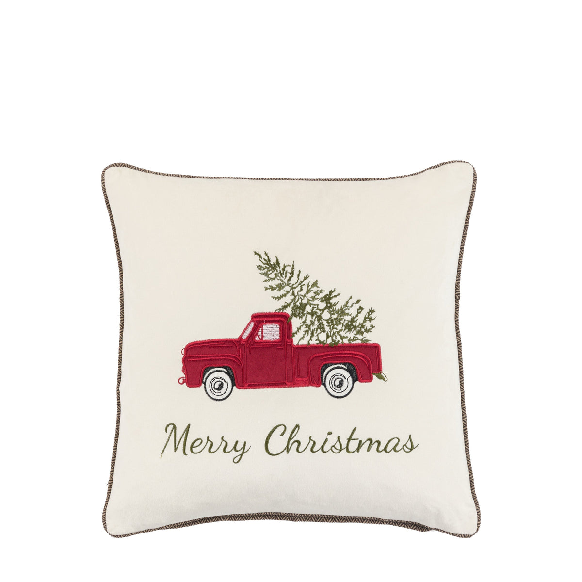 Bodhi Accessories Heritage Merry Christmas Car Cushion House of Isabella UK