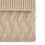 Bodhi Accessories Herringbone Woven Knit Throw Natural House of Isabella UK