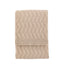 Bodhi Accessories Herringbone Woven Knit Throw Natural House of Isabella UK