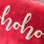 Bodhi Accessories HoHoHo Chenille Embroidered Cushion House of Isabella UK