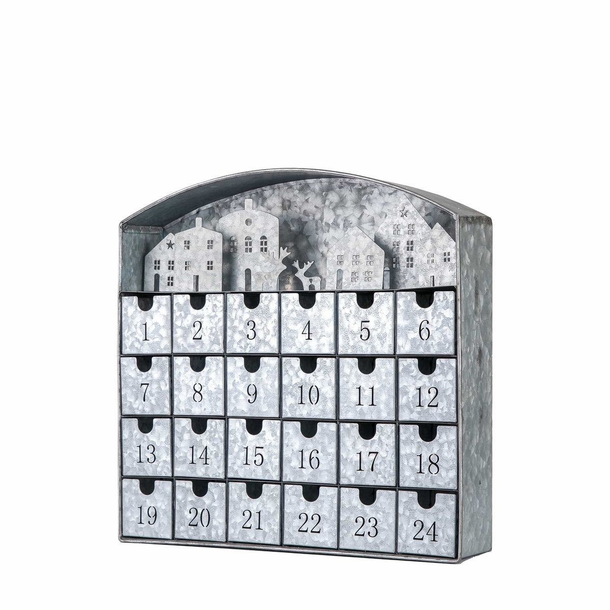 Bodhi Accessories House Scene Advent Calendar Metal House of Isabella UK